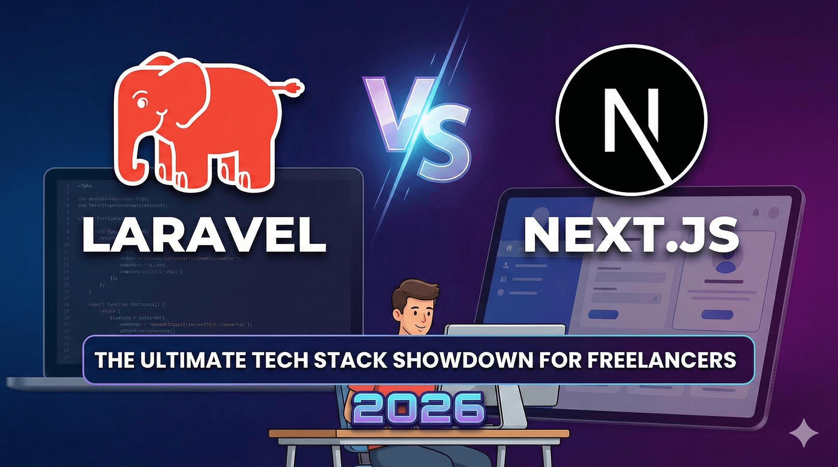 Laravel vs. Next.js in 2026: The Ultimate Tech Stack Showdown for Freelancers