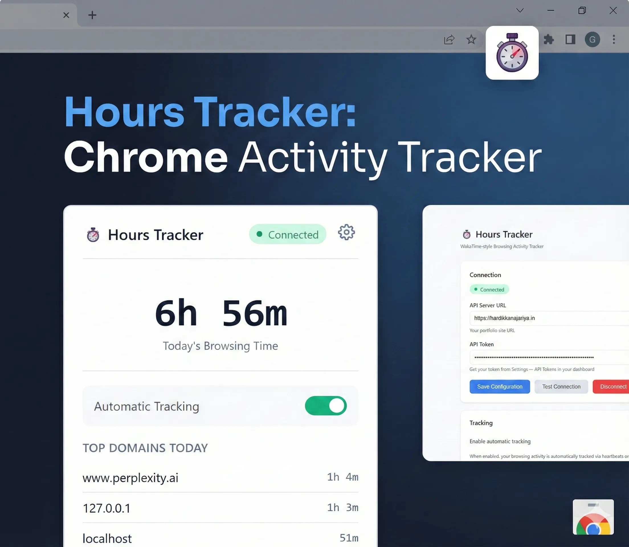 Hours Tracker - Chrome Extension