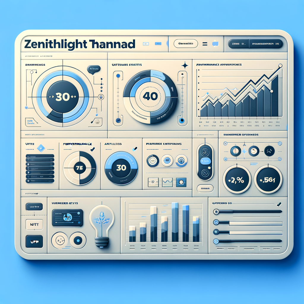 ZenithLight Modern Admin Dashboard | Analytics Performance Management System