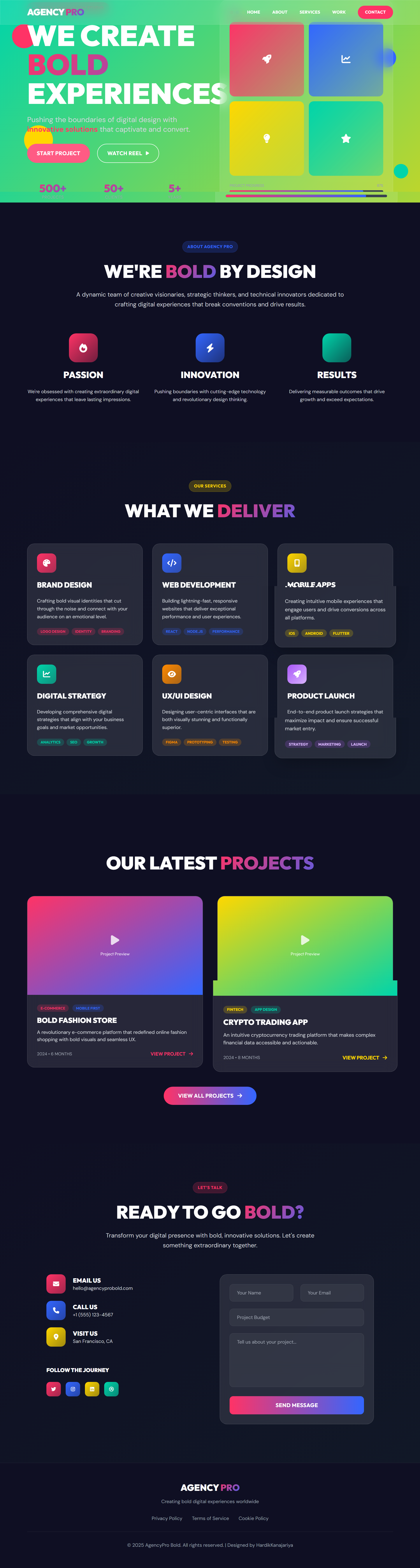AgencyPro Elite – Premium Digital Agency HTML Template - Gallery Image